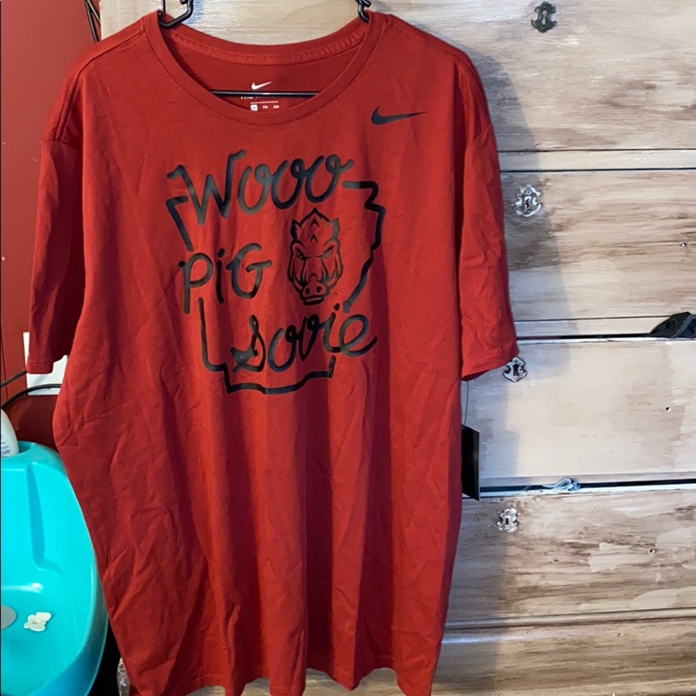 Brand New with Tags Arkansas Razorback Nike Tee!